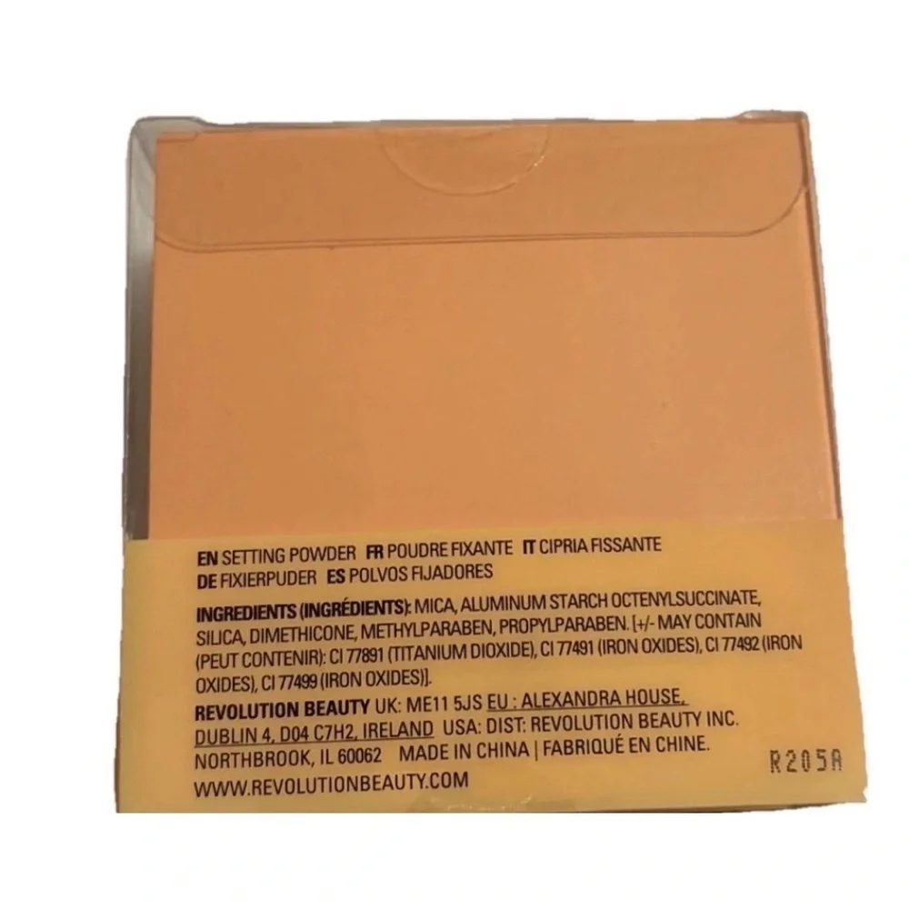 Revolution Conceal & Fix Loose Setting Powder - Deep Honey